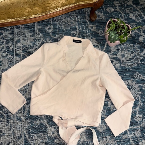 •Pretty Little Thing• Wrap Blouse - Picture 1 of 3